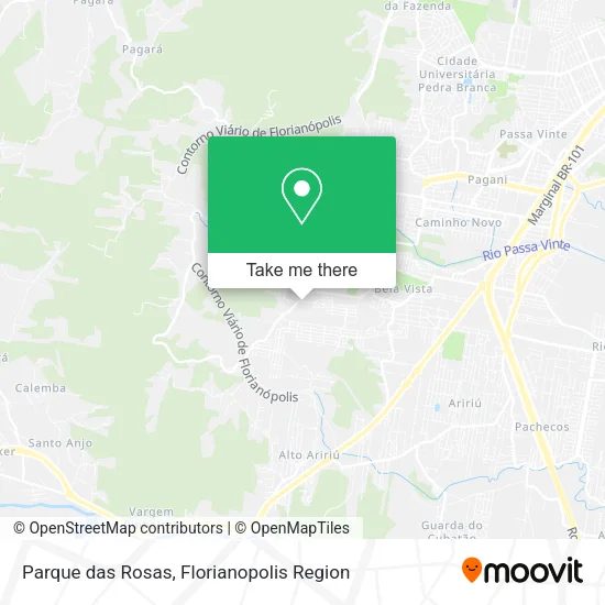 Parque das Rosas map