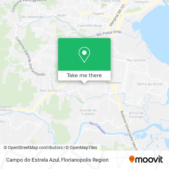Campo do Estrela Azul map