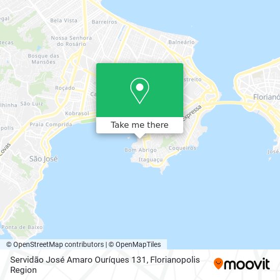 Servidão José Amaro Ouríques 131 map