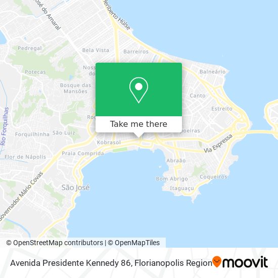 Mapa Avenida Presidente Kennedy 86