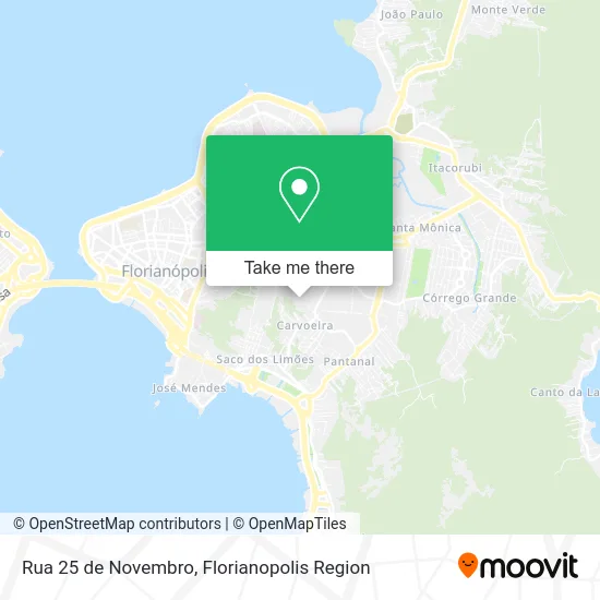 Rua 25 de Novembro map