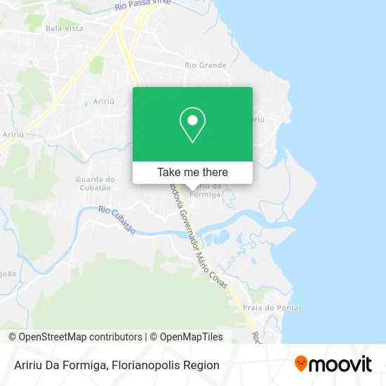 Aririu Da Formiga map