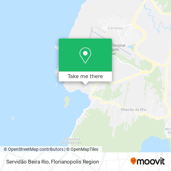 Servidão Beira Rio map