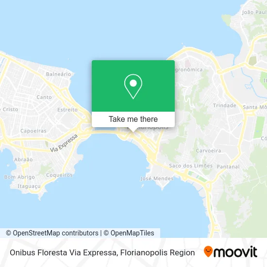 Onibus Floresta Via Expressa map