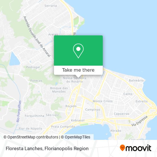 Floresta Lanches map