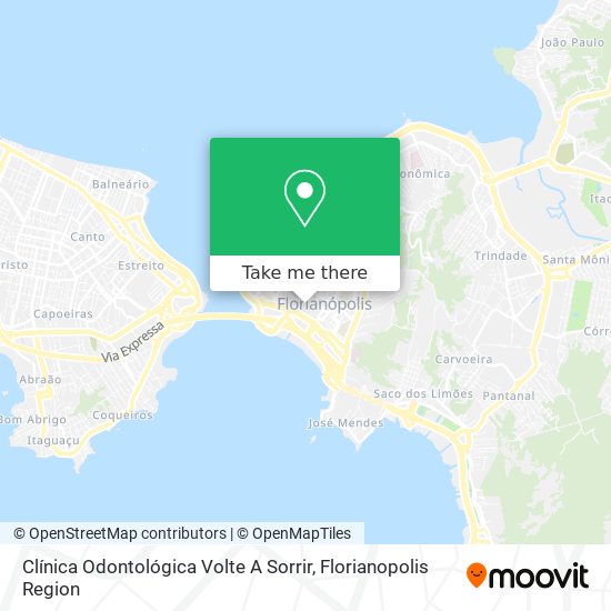 Clínica Odontológica Volte A Sorrir map