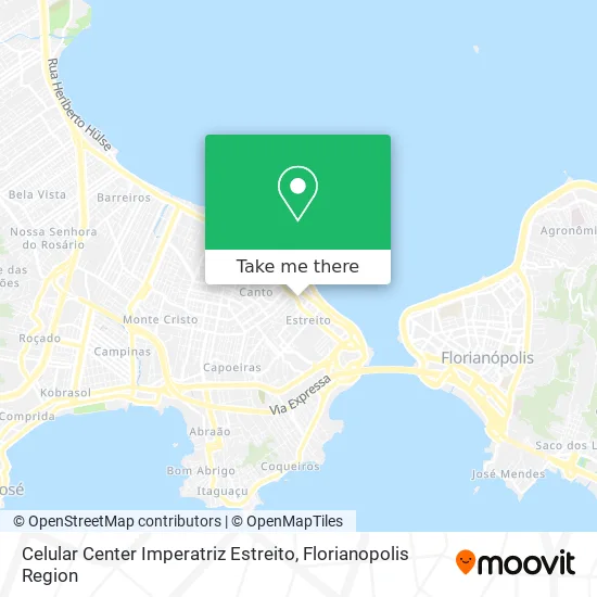 Celular Center Imperatriz Estreito map