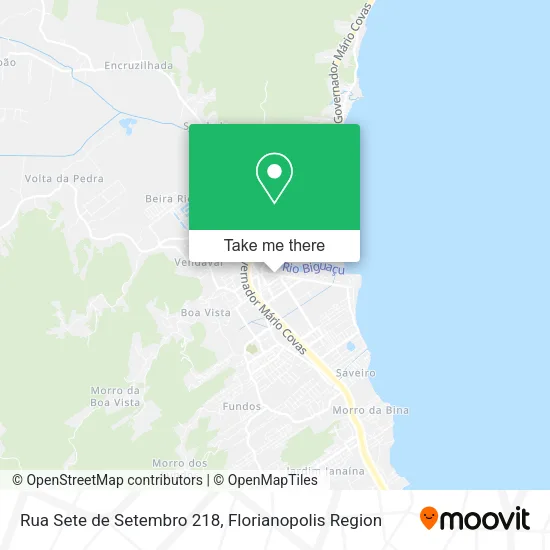 Rua Sete de Setembro 218 map