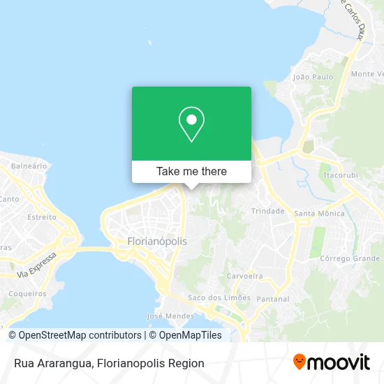 Rua Ararangua map