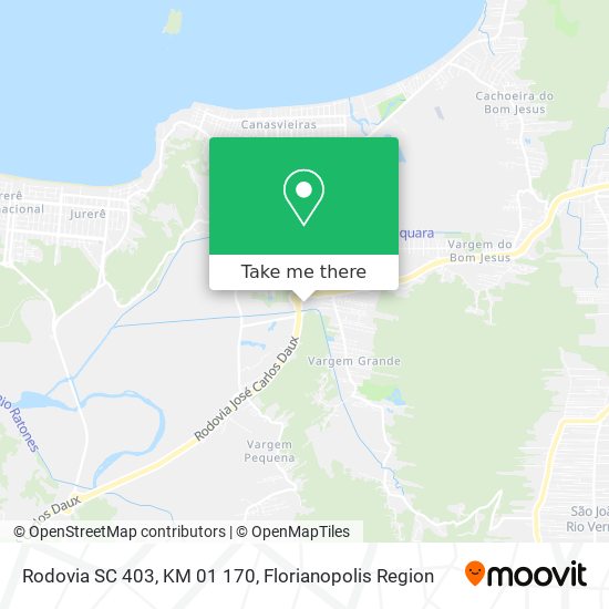 Rodovia SC 403, KM 01 170 map