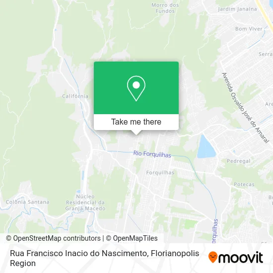 Rua Francisco Inacio do Nascimento map