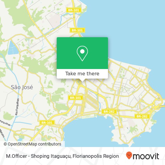 Mapa M.Officer - Shoping Itaguaçu