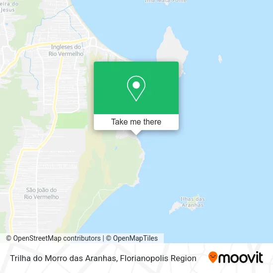 Trilha do Morro das Aranhas map