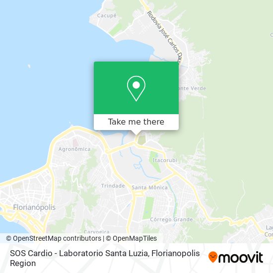 SOS Cardio - Laboratorio Santa Luzia map