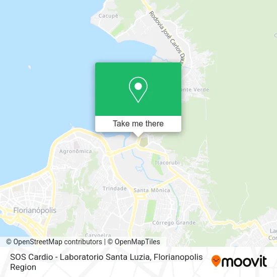 SOS Cardio - Laboratorio Santa Luzia map