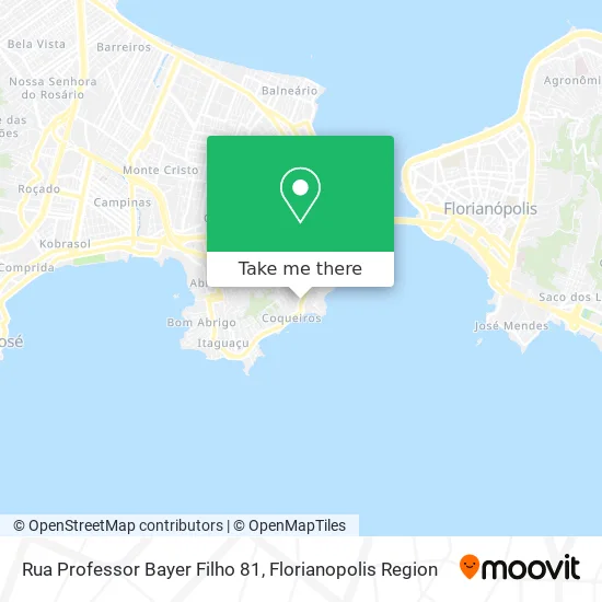 Rua Professor Bayer Filho 81 map