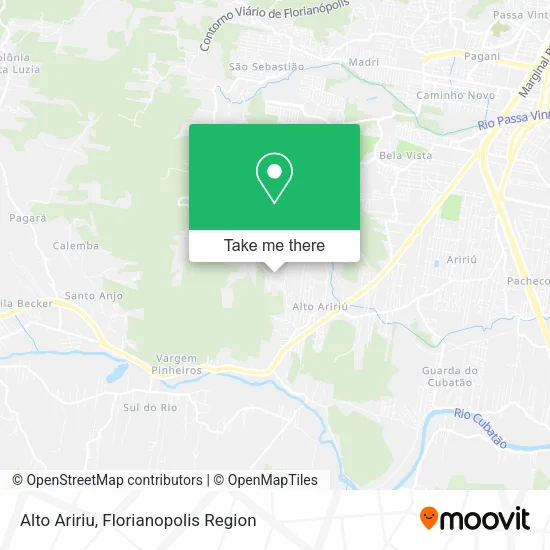 Alto Aririu map