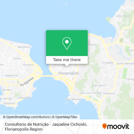 Mapa Consultório de Nutrição - Jaqueline Cichoski