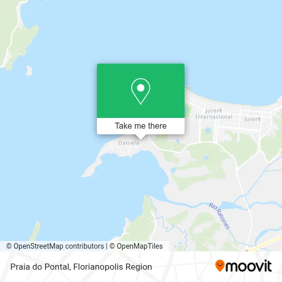 Praia do Pontal map