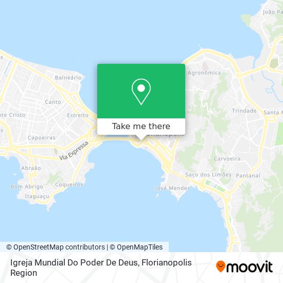 Igreja Mundial Do Poder De Deus map