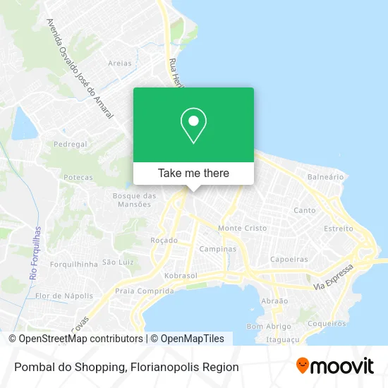 Pombal do Shopping map