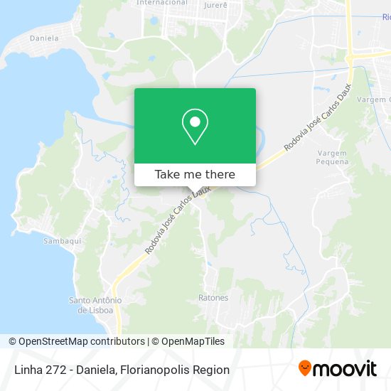 Linha 272 - Daniela map