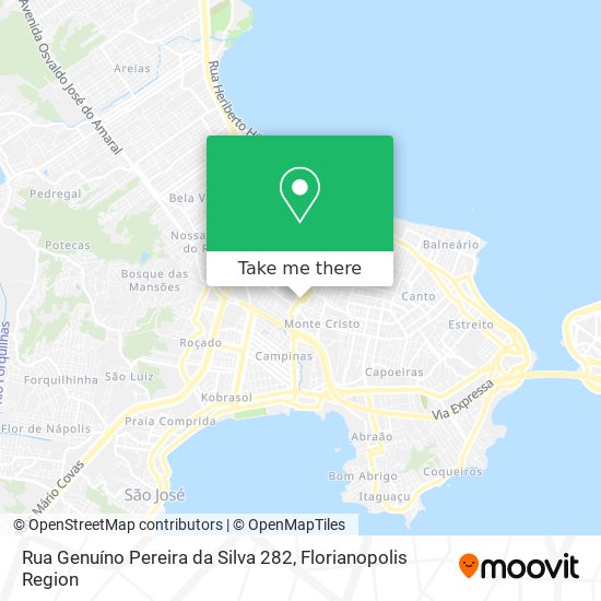 Mapa Rua Genuíno Pereira da Silva 282