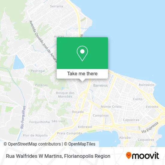 Rua Walfrides W Martins map