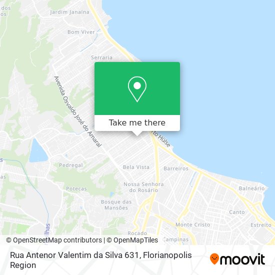 Rua Antenor Valentim da Silva 631 map