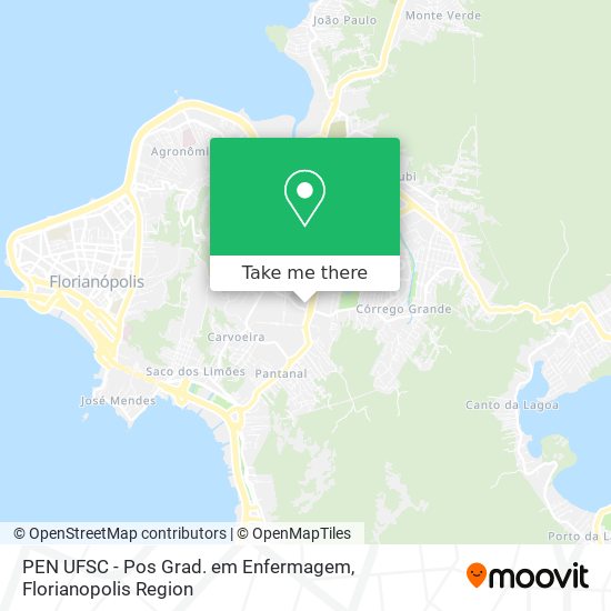 PEN UFSC - Pos Grad. em Enfermagem map
