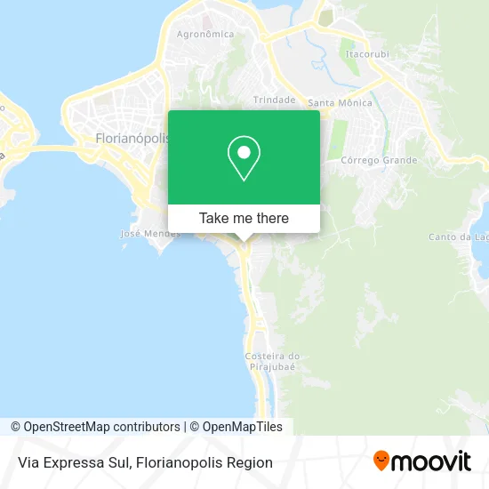 Via Expressa Sul map