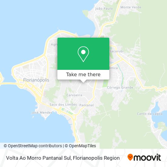 Volta Ao Morro Pantanal Sul map