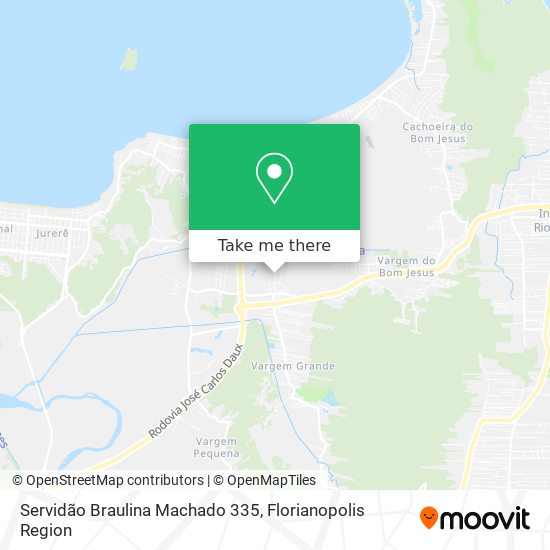 Servidão Braulina Machado 335 map