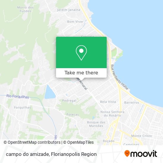 campo do amizade map