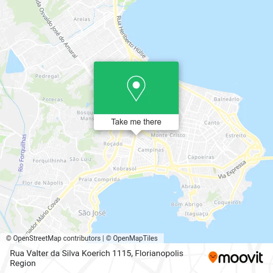 Rua Valter da Silva Koerich 1115 map