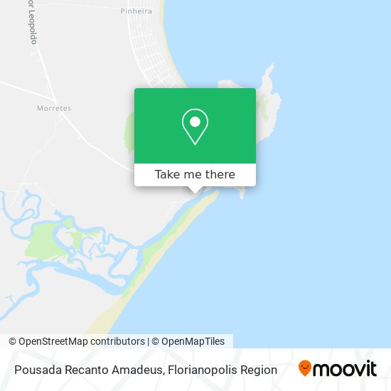 Pousada Recanto Amadeus map