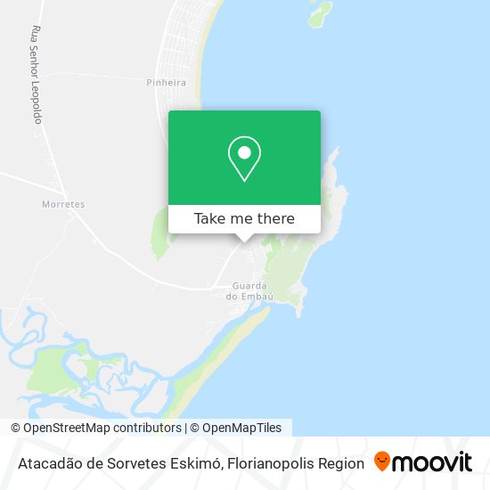 Atacadão de Sorvetes Eskimó map
