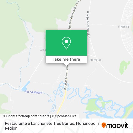 Restaurante e Lanchonete Três Barras map
