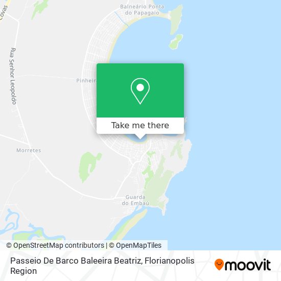 Passeio De Barco Baleeira Beatriz map