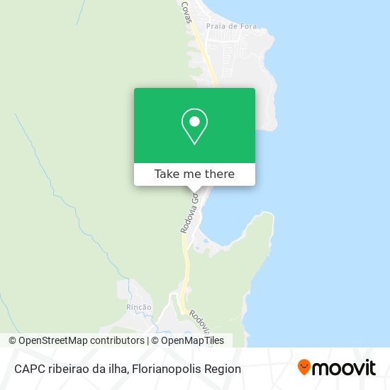 CAPC ribeirao da ilha map
