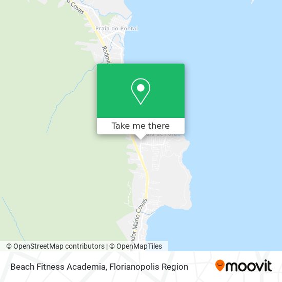 Beach Fitness Academia map