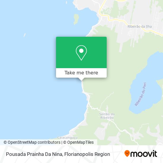 Pousada Prainha Da Nina map