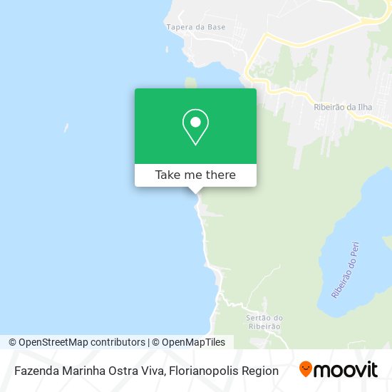 Fazenda Marinha Ostra Viva map