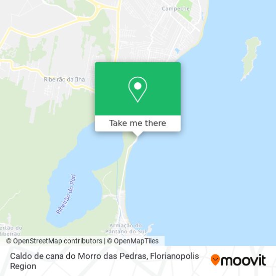 Caldo de cana do Morro das Pedras map