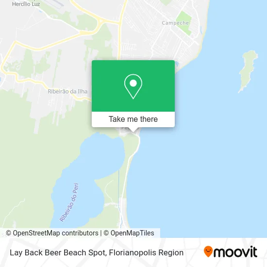 Lay Back Beer Beach Spot map