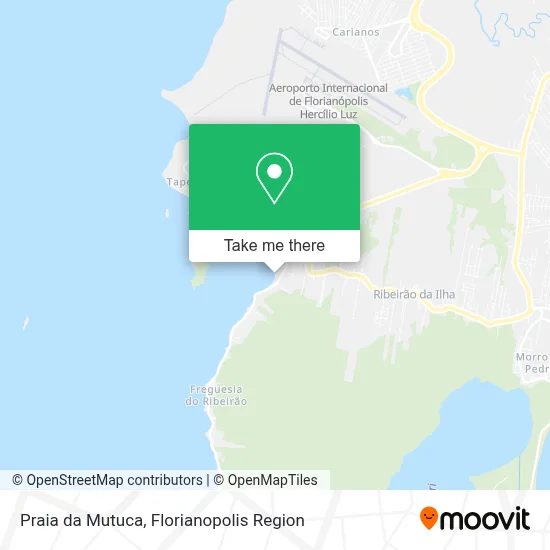 Praia da Mutuca map