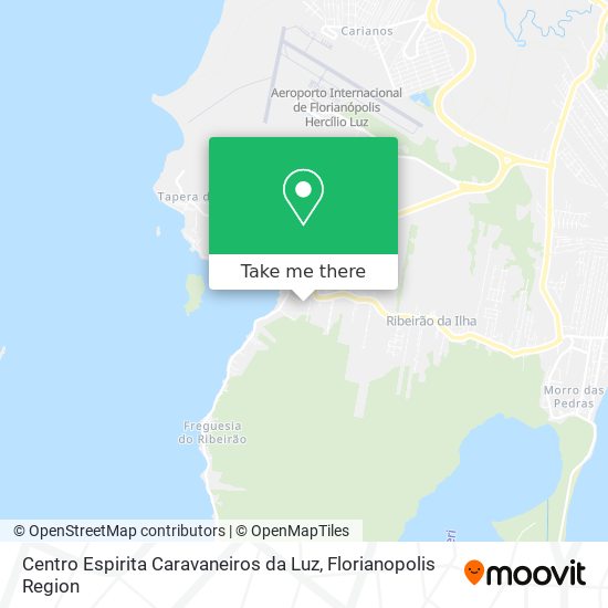 Centro Espirita Caravaneiros da Luz map