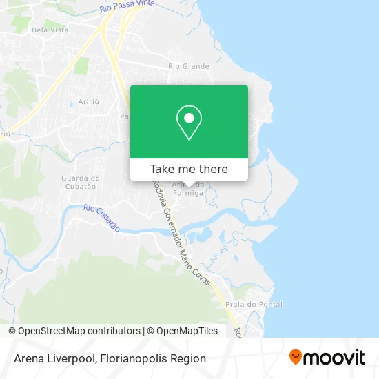 Arena Liverpool map