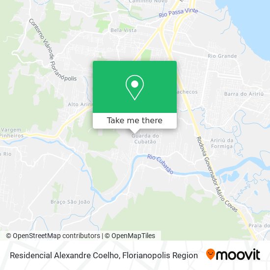 Mapa Residencial Alexandre Coelho