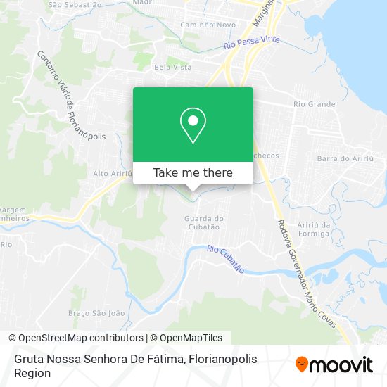 Gruta Nossa Senhora De Fátima map